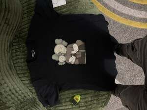 Uniqlo x KAWS UT Graphic T-Shirt Black Companion Artwork